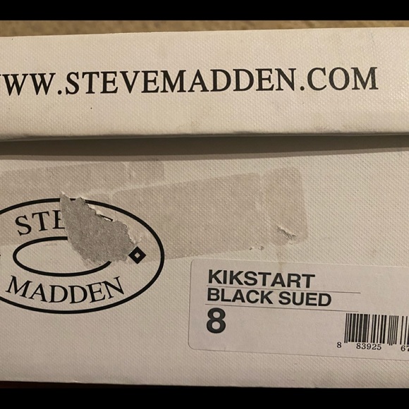 Steve Madden Black Suede Shoes - Brand New main image 3